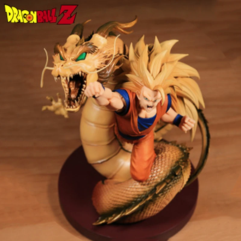 

Dragon Ball Z Anime Figure Son Goku Figures Super Saiyan 3 Dragon Fist PVC Action Figurine Collectible Model Toys Gift Kids