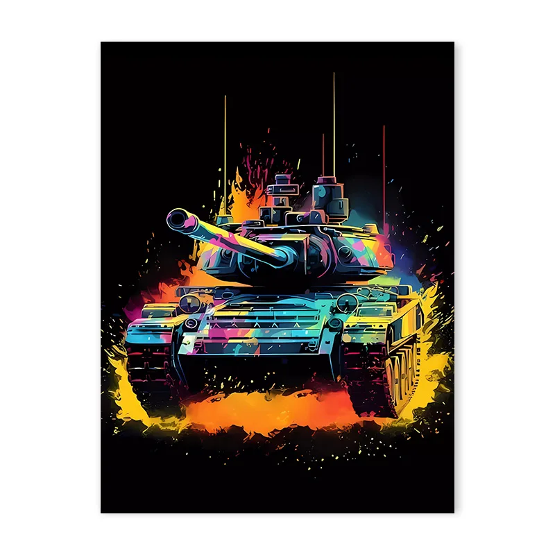 

Печать на холсте Неоновый Игровой Персонаж