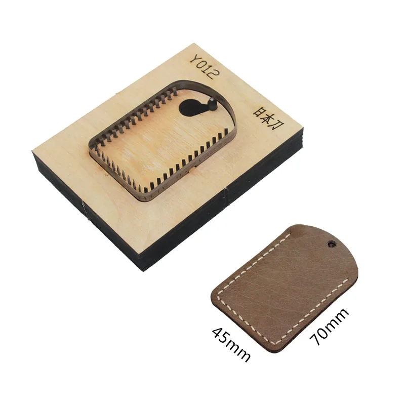 

-Japan Steel Blade Rule Die Cut Steel Punch 45x70mm Cutting Mold Wood Dies For Leather Cutter For Leather Crafts