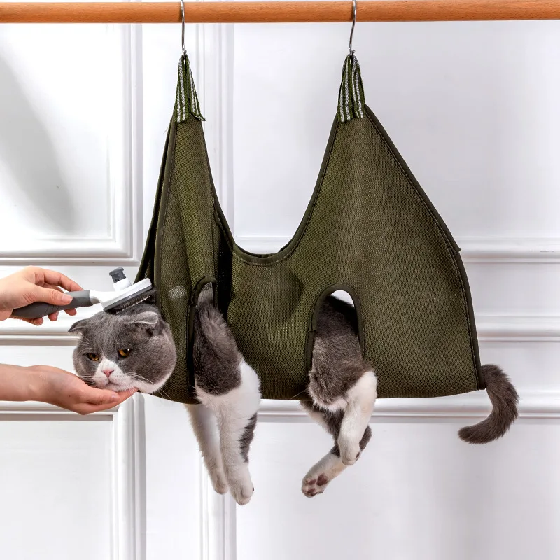 

Pet Hammock Cat Puppy Grooming Nail Trimming Small and Medium Hammock Pet Bed