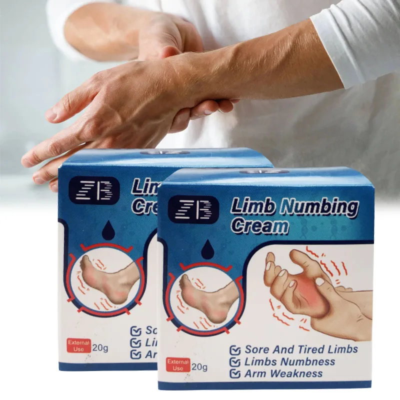 

ZB 20 г крем для онемения конечностей, облегчение боли в мышцах икр, мазь для суставов колена, пяток, китайская травяная медицина, забота о здоровье