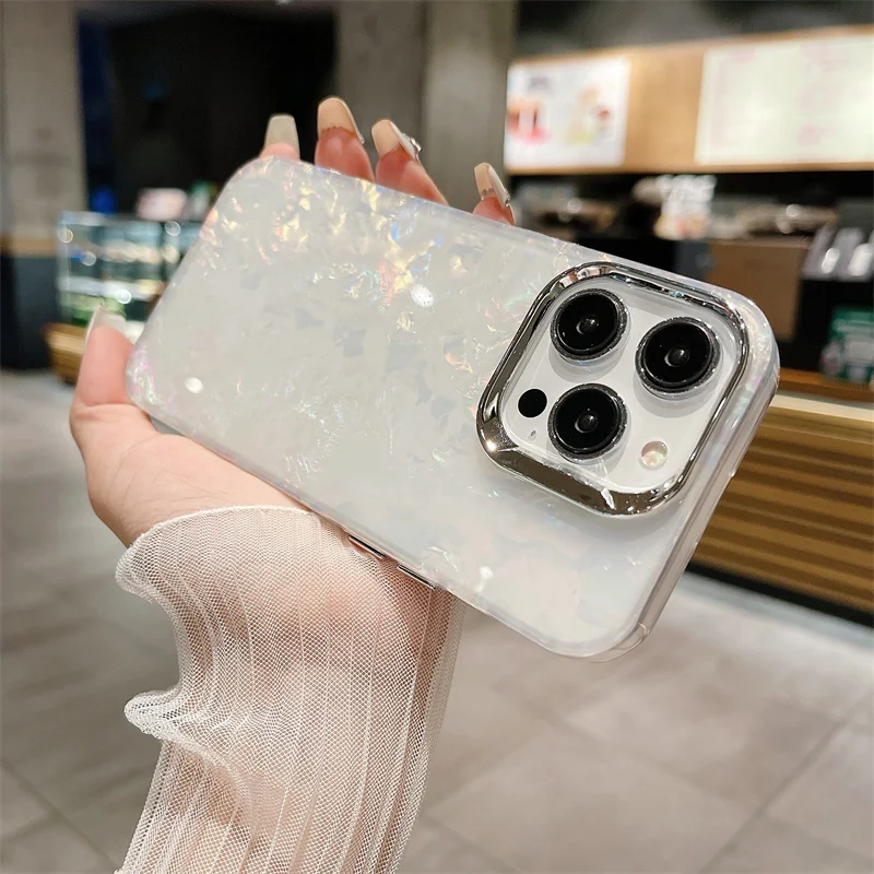 Роскошный jelleшенный противоударный Блестящий Мягкий чехол для iPhone 11 12 13 14 15 16 Plus Pro