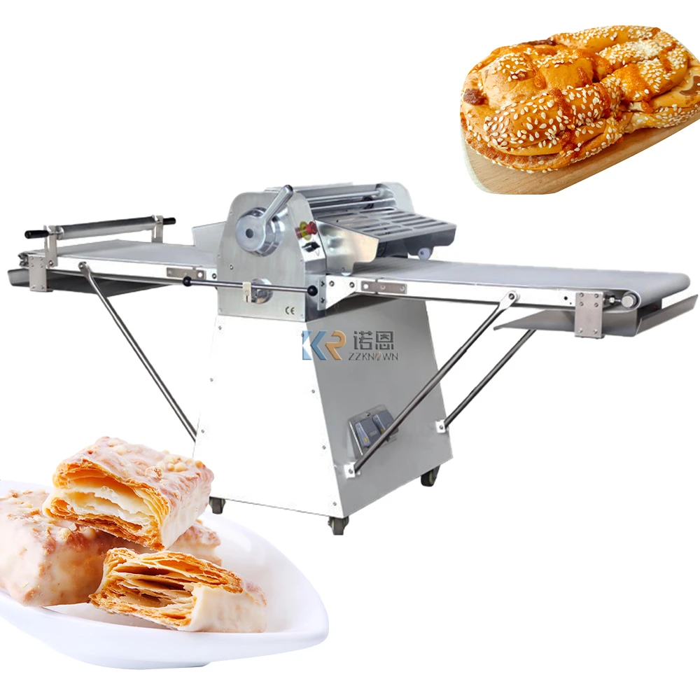 

Automatic Pastry Machine Bench Sheeter For Bakery Puff Pastry Dough Automatic Sheeter Croissant Machine Commercial
