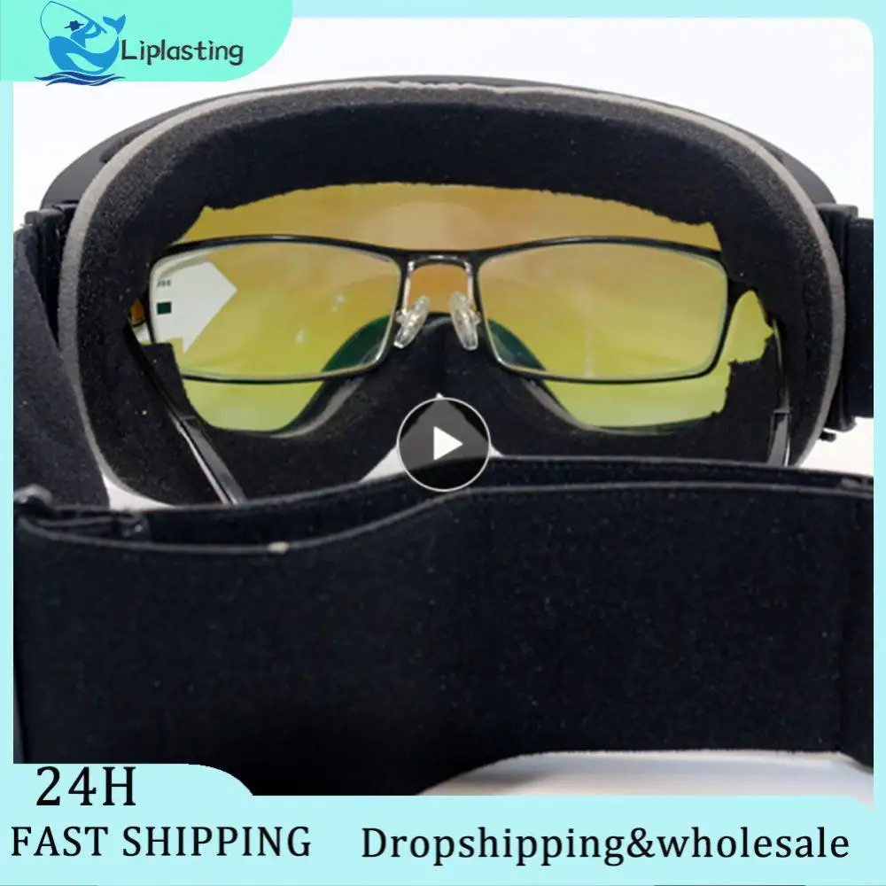 

Mountaineering Goggles Durable Eye Protection Ski Goggles Glasses Anti-fog Ski Goggles Anti-sand Anti-wind Adults Anti-fog