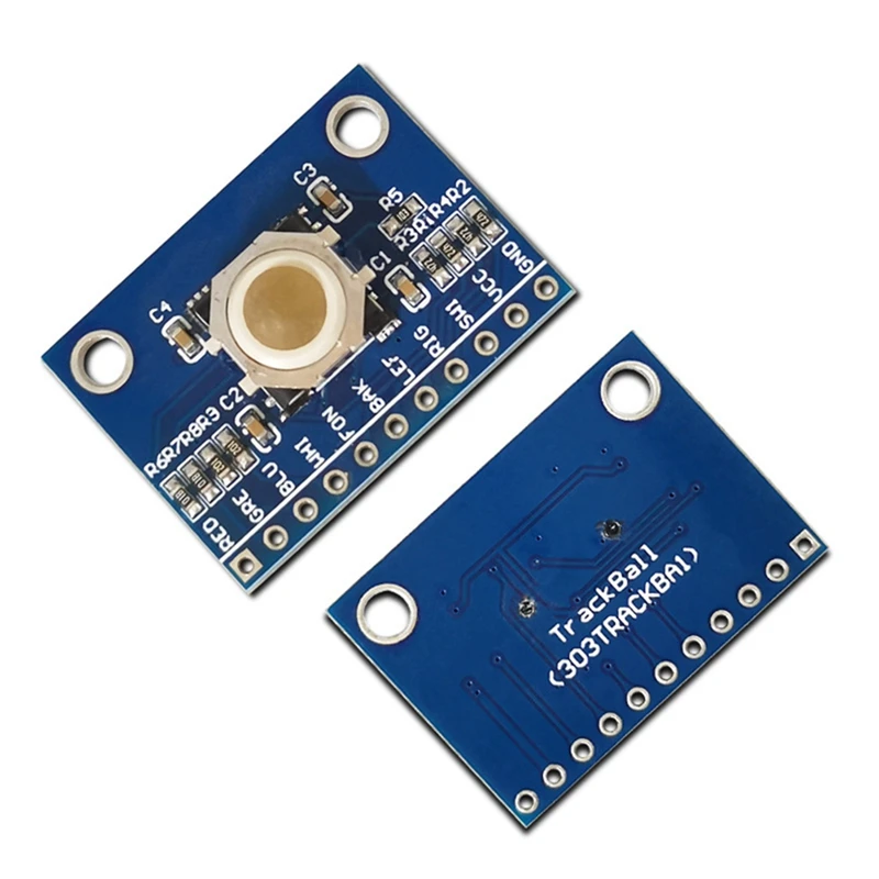 1 компл. Датчик эффекта Холла трекбола 360 ° Многофункциональный модуль PCB + пластик