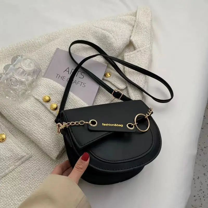 

Contrast Color PU Leather Chain Design Crossbody Bags Women Small Handbag Small Bag Ladies Designer Evening Bag Main Femme #30