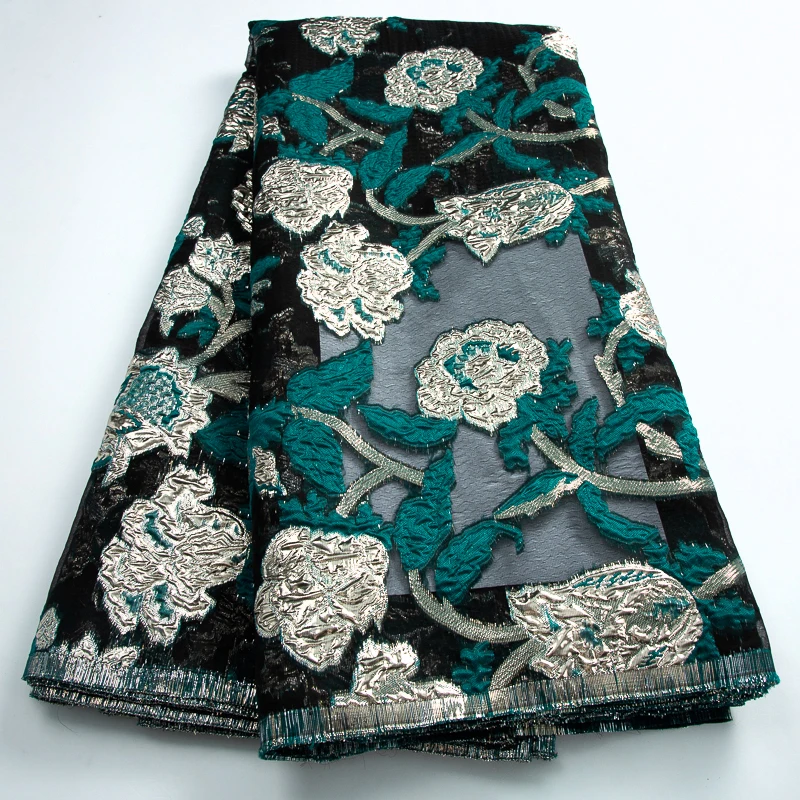 

Африканская жаккардовая кружевная ткань, нигерийская парчовая кружевная ткань 2023, высокое качество для вечерних женских платьев, шитье A3394