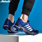 Мужские кроссовки для бега Abhoth, сетчатые дышащие, удобные нескользящие, стабильная амортизация, обувь для тренировок и бега, пара