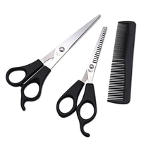 3pcs hairdressing scissors 6 5 inch hair scissors professional barber scissors cutting thinning styling tool hairdressing shear