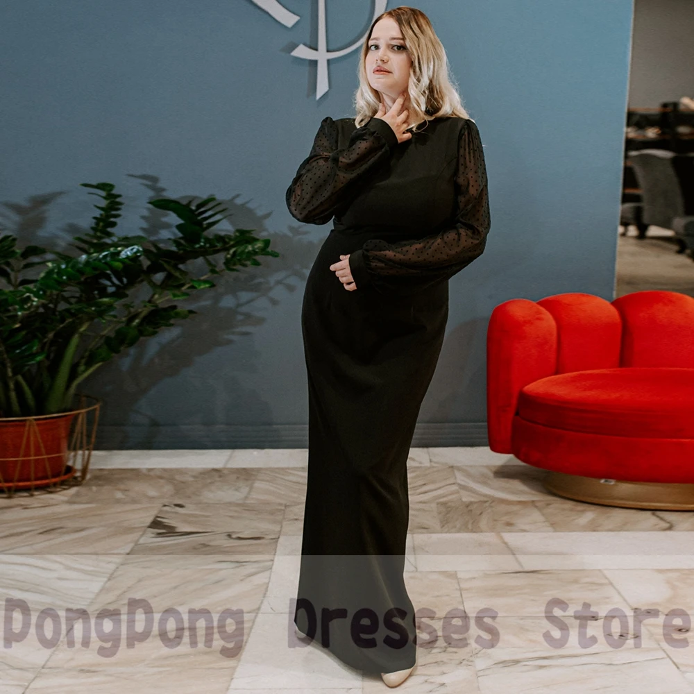 

Exquisite Evening Dresses Mermaid V-neck Black Draped Satin Applique Slit Sequined Party Glitter Women Dress Vestidos De Fies