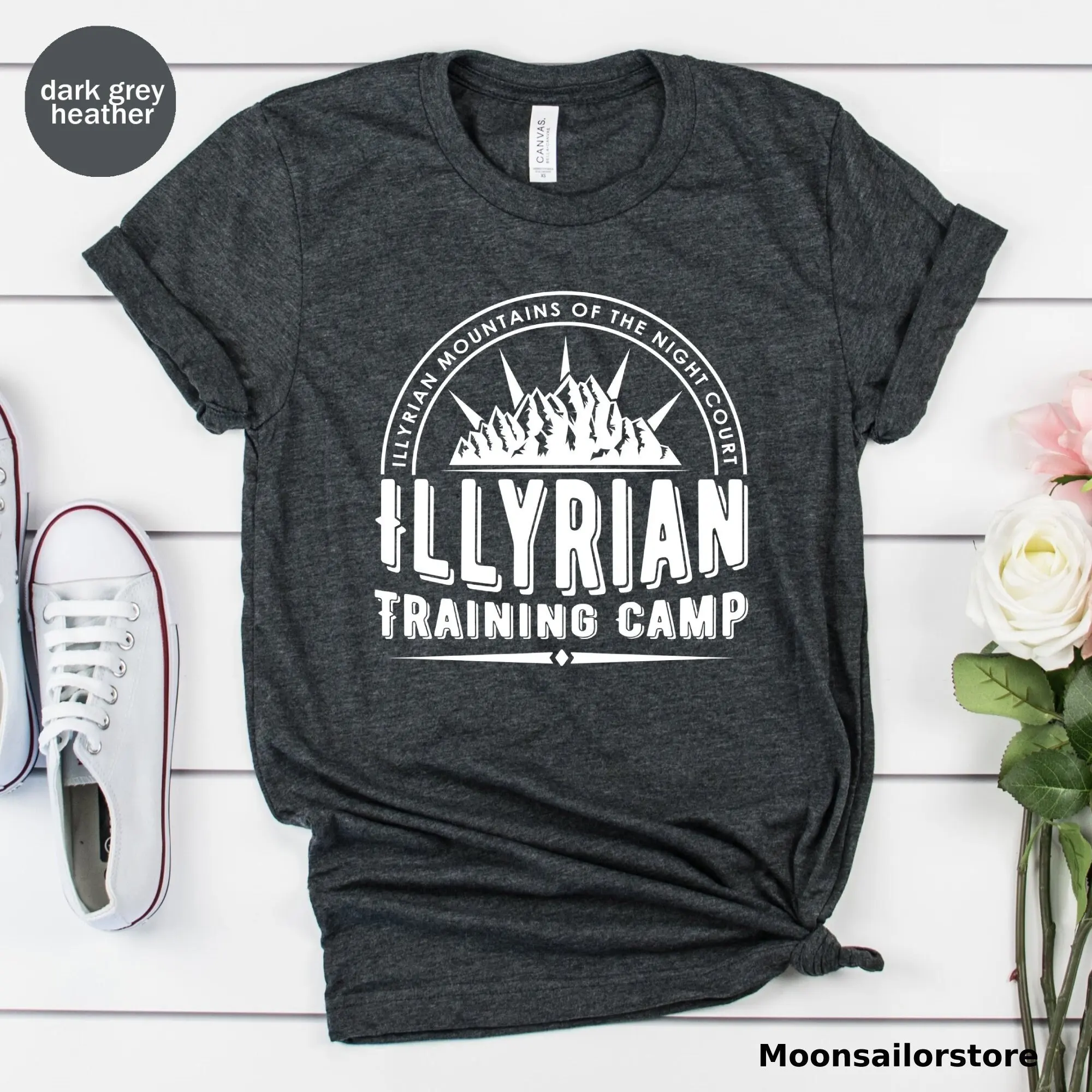 Футболка Illyrian Training Camp A Court Of Thorns And Roses Acotar Velaris The Night City Starlight