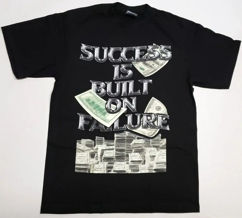 Футболка для денег мощный успех игрок наличными долларами деньгами Мужская