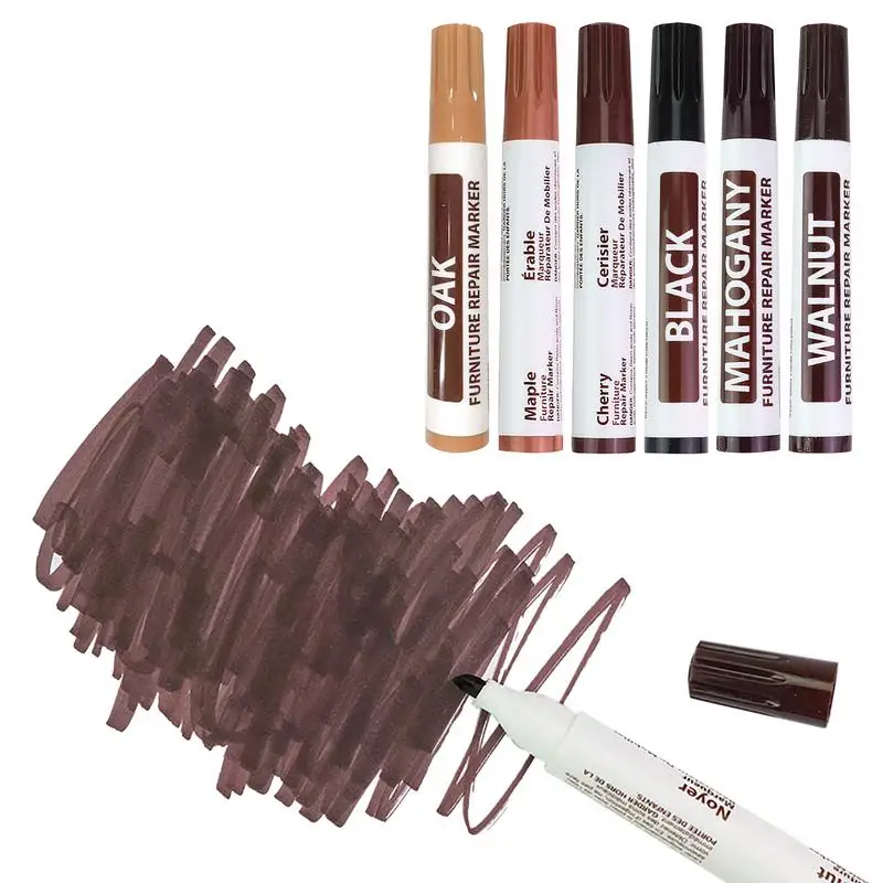 

Furniture Touch Up Marker DIY Filler Sticks Wood Scratches Restore Tool Scratch Patch Paint Touch Up Pen Wooden Door Repair Tool