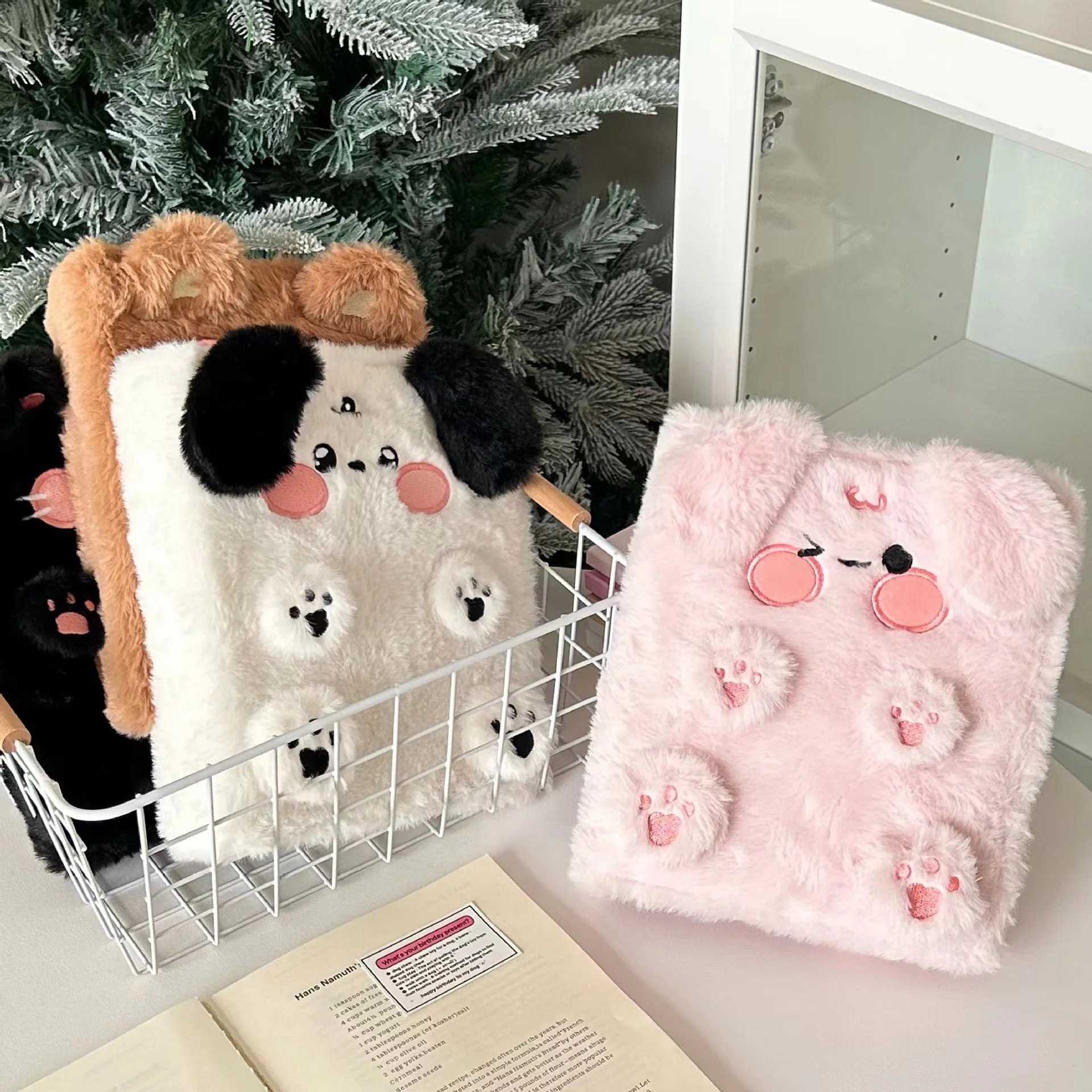 Kawaii кошка собака плюшевая папка Kpop Фотокарта для фотографий Коллекционная книга