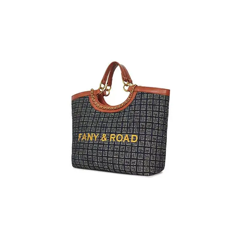 2023 Vintage Embroidery Handheld One Shoulder Fashion High Quality Casual Bag