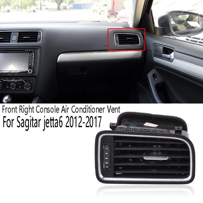 

Front Right Console Grill Air Conditioner Vent For Sagitar Jetta 6 2012-2017 Instrument Air Conditioner Panel Frame