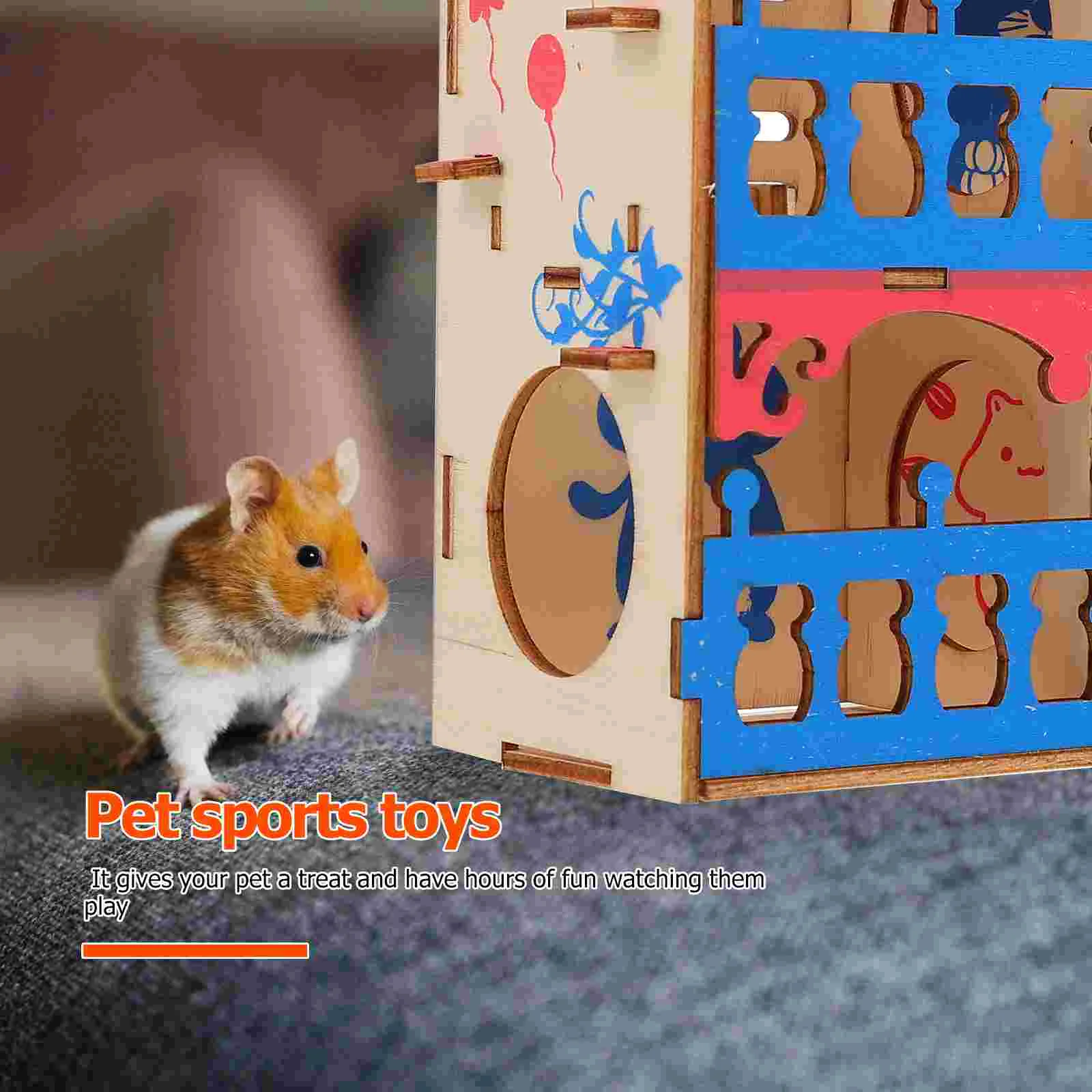 Игрушка для хомяка мыши домашних животных лабиринт забавный дом среды обитания