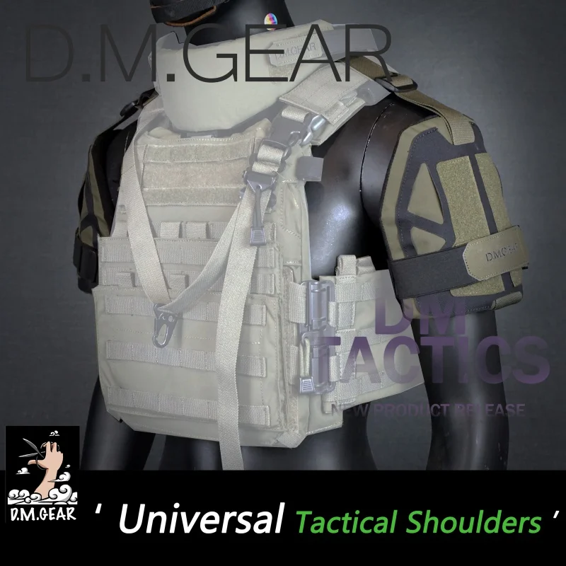 

DMGear Universal Shoulder Armor Tactical Hunting Gear Equipment Vest Accessory Protect Military Airsoft War Molle Nylon
