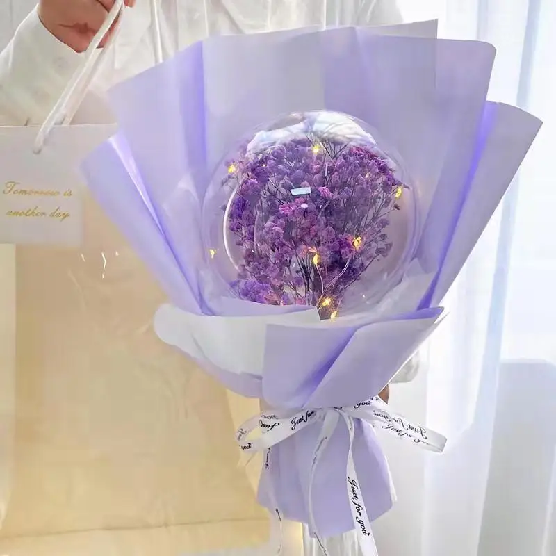 Gypsophila букет из сушеных цветов Xingdailu кукла креативная Милая Сетка Красный