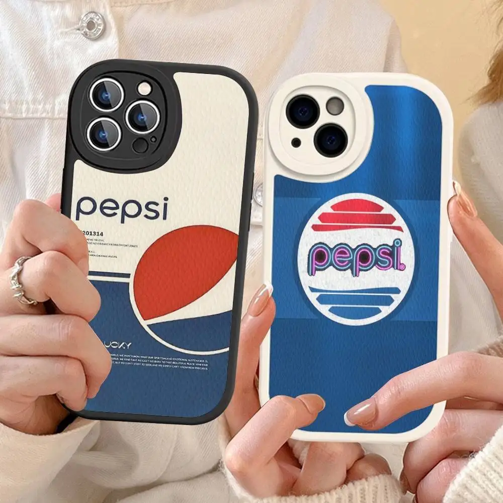 Чехол для телефона P-Pepsis Cola для iPhone 16 15 14 13 12 11 Pro Max Plus, кожаный, мягкий (art.: 3920daf458294) - 3920daf458294