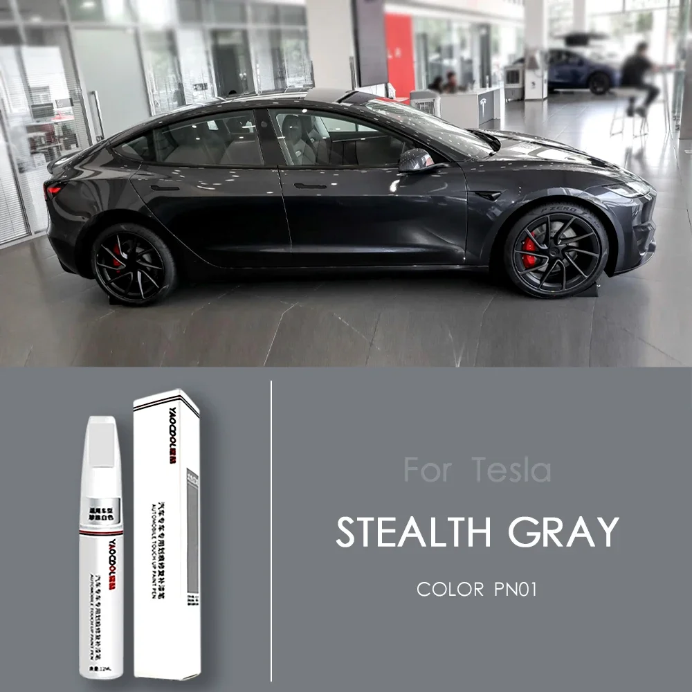 

Для Tesla Model 3 Y X S ручка для ремонта краски жемчужно-белая прозрачная краска для удаления царапин и ремонтный комплект