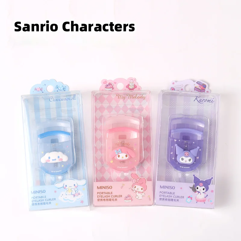 

Милая Sanrioed аниме милая мультяшная мимелоди Коричный курол для завивки ресниц мини-ролик для ресниц инструмент для макияжа подарок для девушки сердца