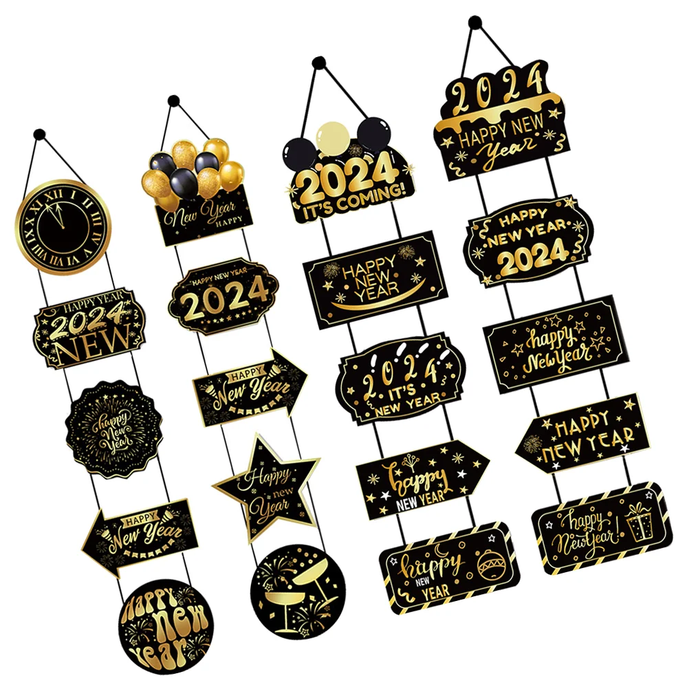 

New Year Porch Couplet Festival Door Banners Hanging Couplet Decorations New Year Home Bedroom Door Hanging Banner