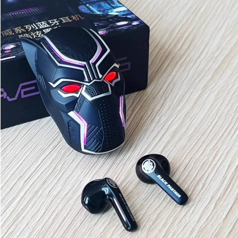 Marvel Black Panther Co фирменные полувкладыши Bluetooth наушники мини портативные модные