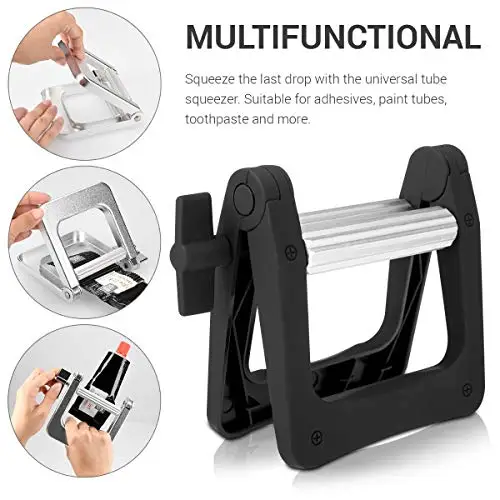 

1PC Automatic Toothpaste Dispenser Toothbrush Holder Wall Mounted Toothpaste Squeezer Rolling Tube Squeezer Bathroom Accessories