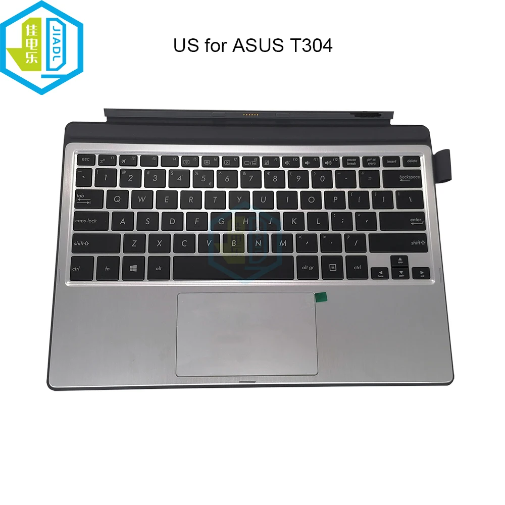 

Original US Tablet Dodking Keyboard For ASUS Transformer Pro T304UA T304U T304 English Mobile Dock Touchpad Palmrest Keyboards