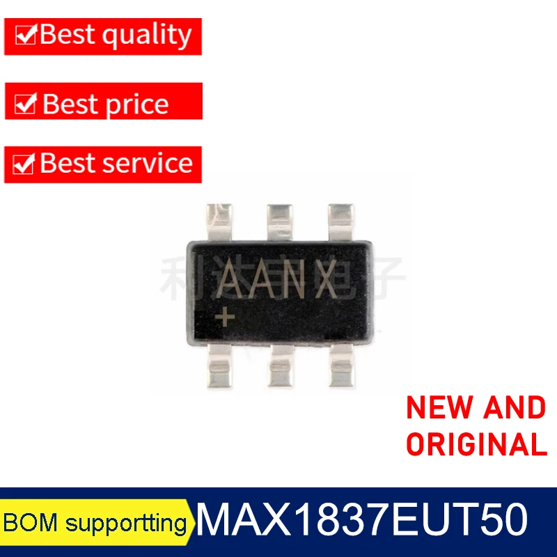 

5PCS Oringinal MAX1837EUT50 MAX1837EUT50+T marking AANX SOT23-6 SMD CHIP IC