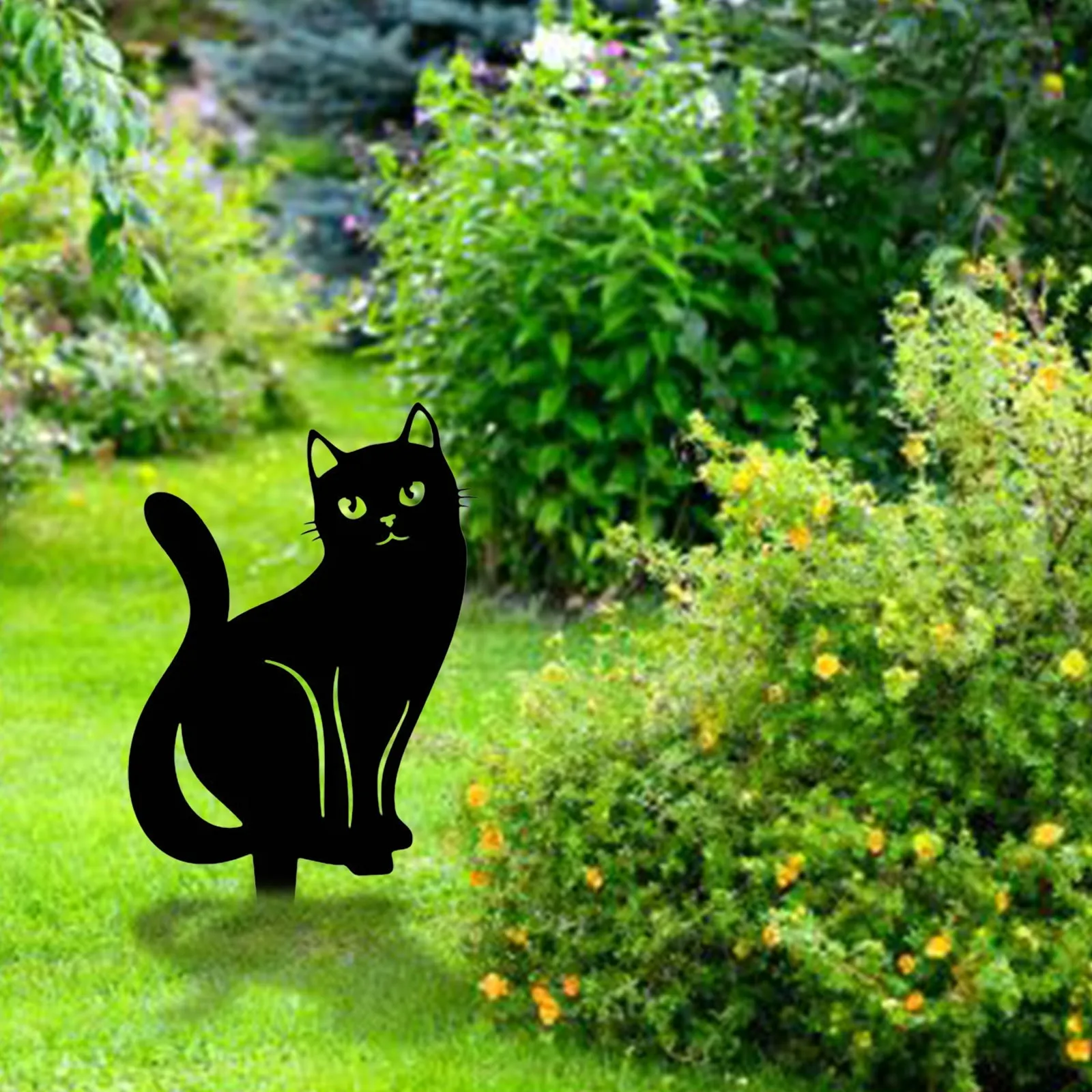 

Metal Cat Decorative Garden Stakes Outdoor Garden Decor Cat Banners And Signs Customize Birthday Graduation Signs 2022 to Sign