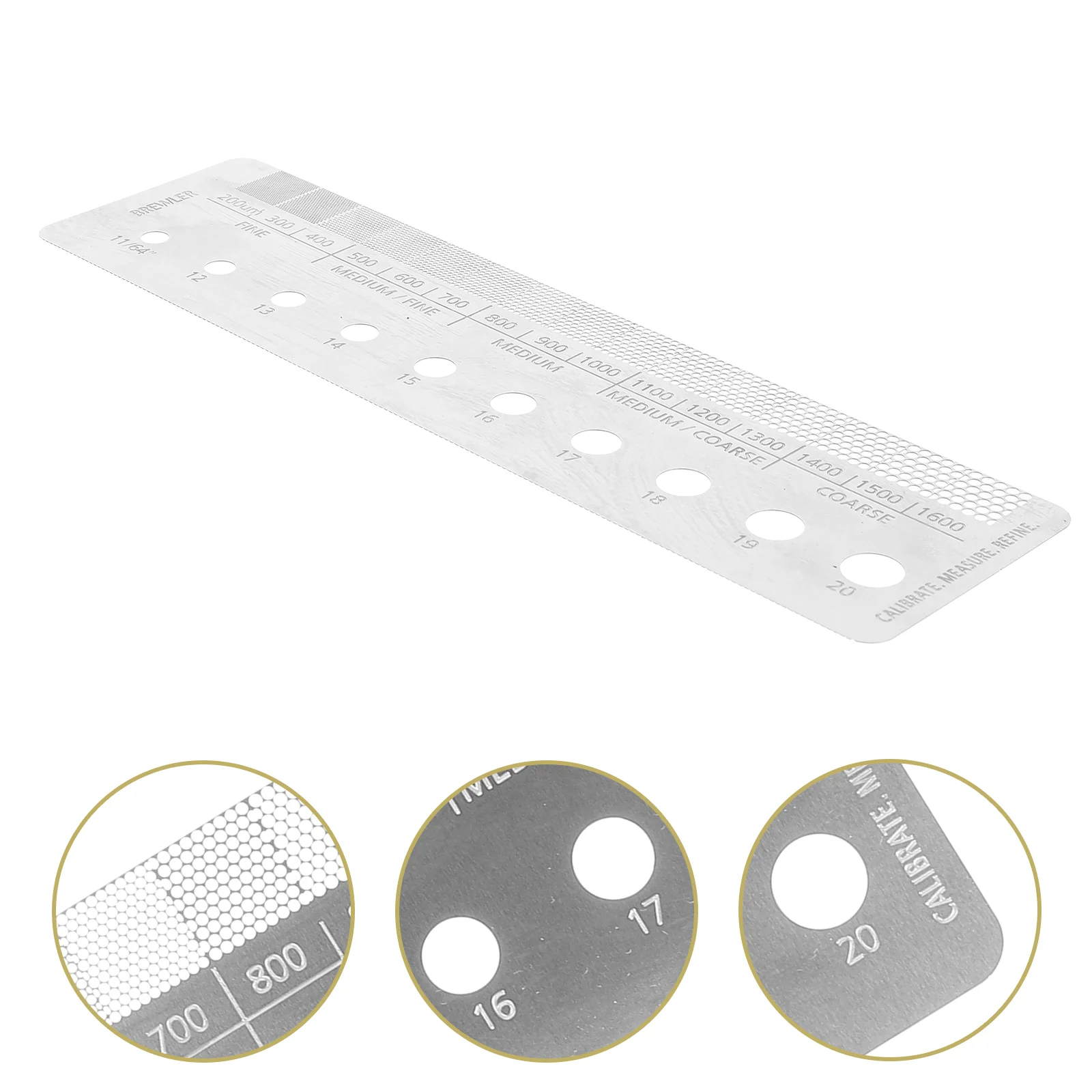 

Измерительный инструмент для кофейного помола, практичная измерительная линейка, измельчитель зерен, аксессуар, инструмент