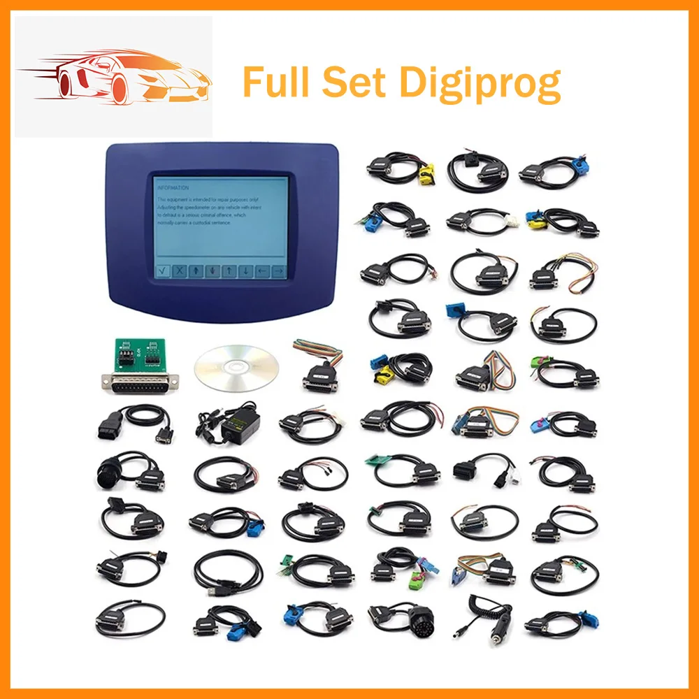 

Программатор Digiprog3 версии OBD2, инструмент V4.94 Ftdi чип, полный комплект кабелей Digiprog III для нескольких автомобилей, 2022 лучшее качество