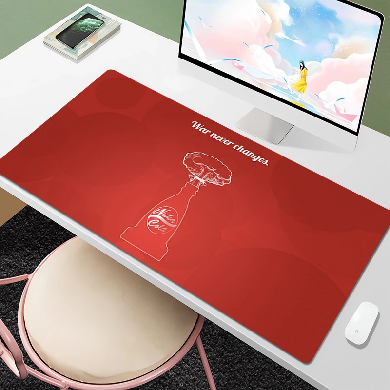 

Mousepad Gamer Table for Pc Fallout 4 Cute Laptop Cooling Pad Genshin Impact Computer Desk Accessories Deskmat Setup Gaming Mat