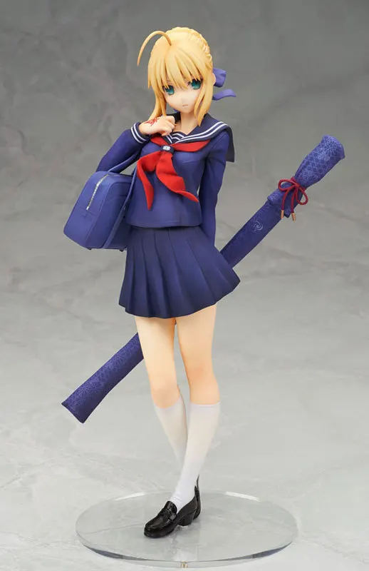 

New 20cm Fate Stay Night Saber Action Figure Toy Collection Model toys brinquedos for christmas gift free shipping
