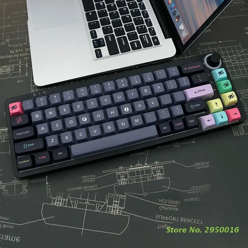 

Колпачки для механической клавиатуры, 133 клавиш, XDA, для DZ60/RK61/GK64/68/75/84/980/104