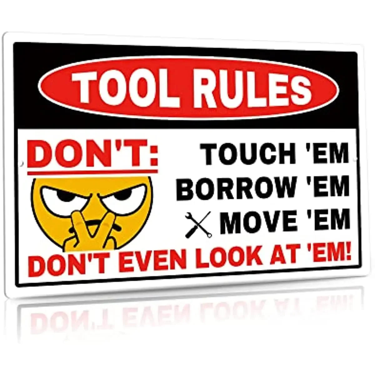 Правила инструментов Dou't Even Look At Garage Декор Винтаж Человек Пещера Бар Кофейня