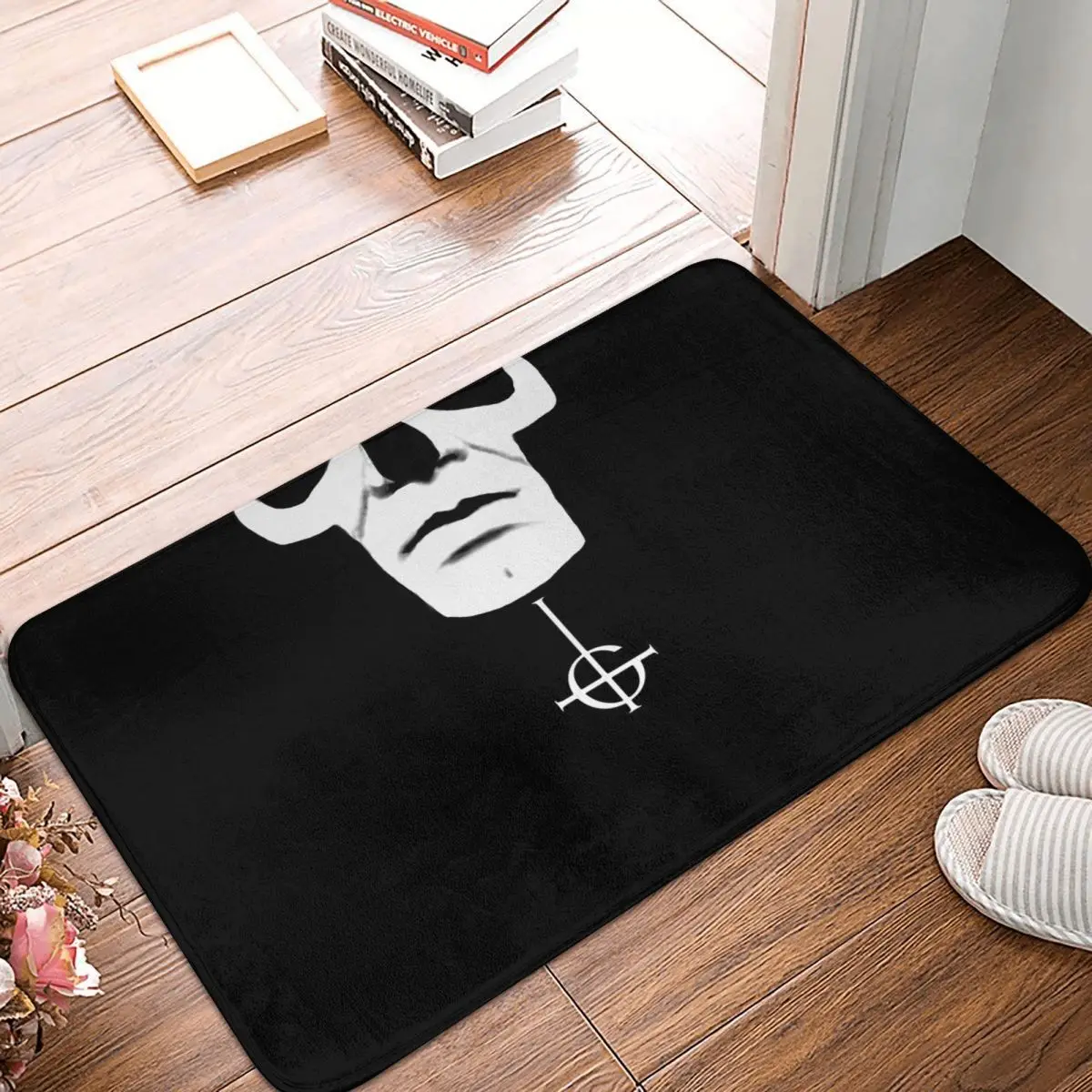 

Heavy Metal Punk Rock Music Non-slip Doormat Papa Emeritus Ghost Nameless Bath Bedroom Mat Prayer Carpet Indoor Pattern Decor