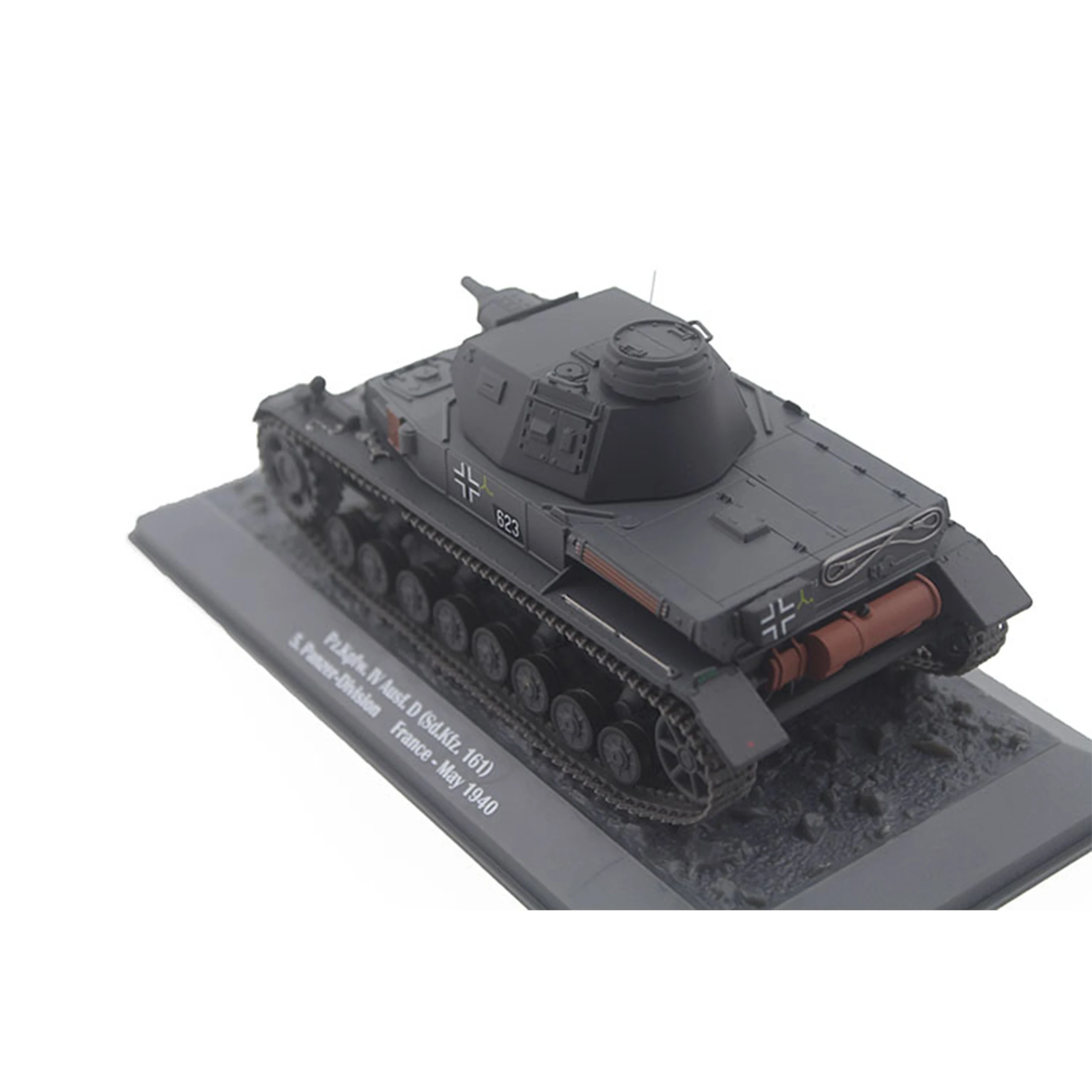 Коллекционная модель танка Pz Kpfw. iv ausf. d 1940 из французского сплава