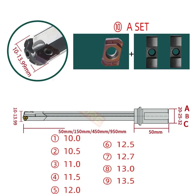 

Аксессуары для автомобильного пистолета, сверла для глубокой дрели с индексируемой кромкой TOGT110405 и стеклоочистителем для поверхности с высоким качеством отверстий