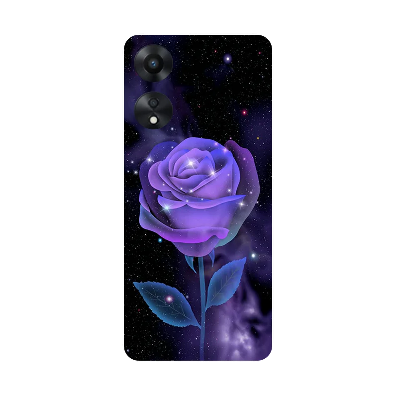 Чехол для OPPO A78 5G CPH2483 Листья Панда Мягкая силиконовая задняя крышка CPH2495 Бампер