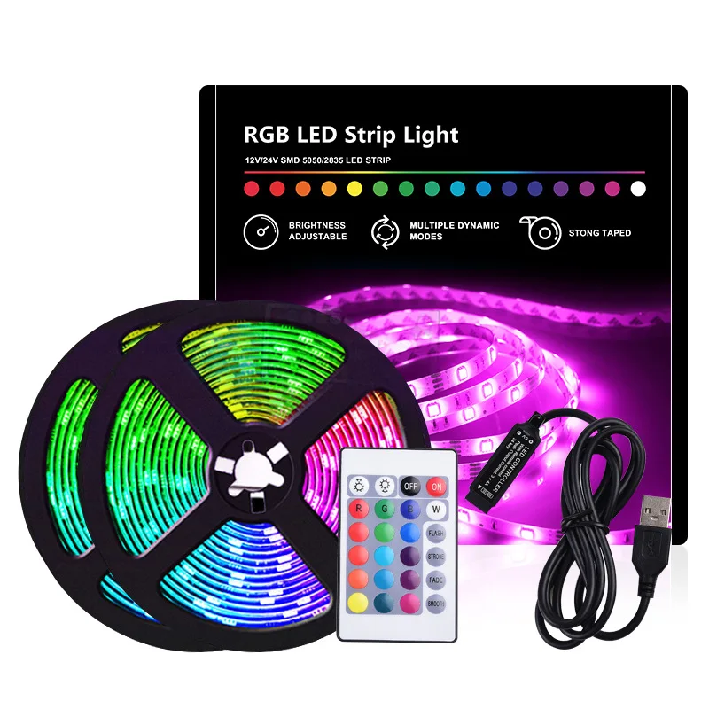

Светодиодная водонепроницаемая лента SMD2835 с поддержкой Bluetooth, 5 м, 10 м
