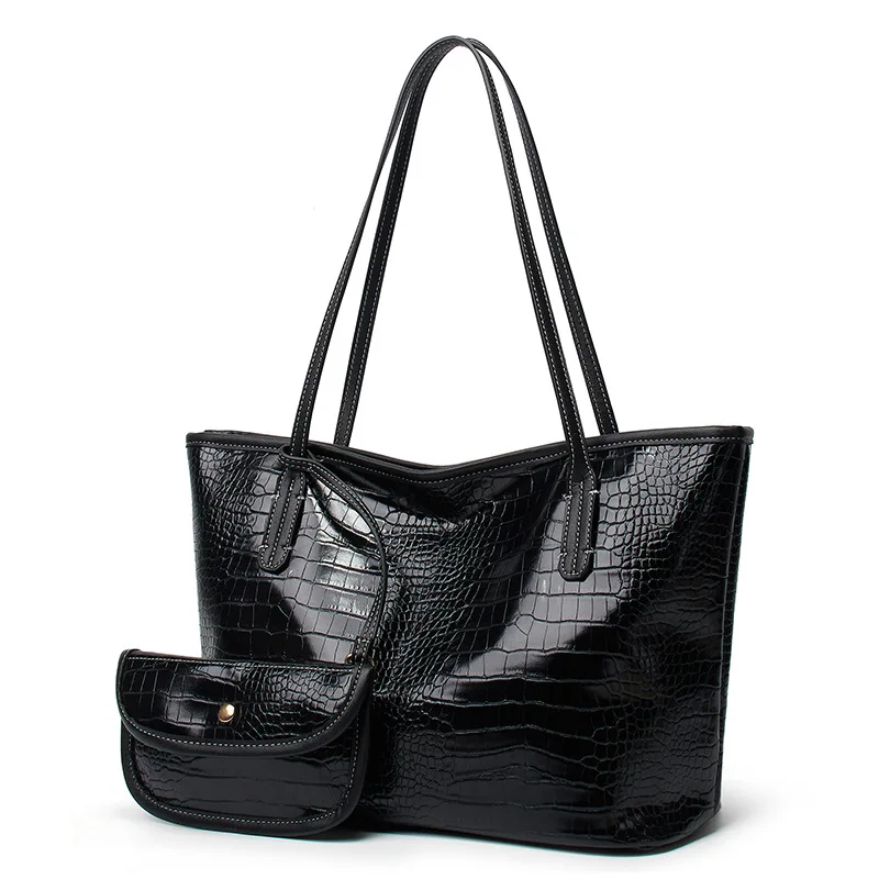 

Simple and Elegant Handbag Large Capacity Lady's Bag 2022 New Alligator Fashion Shoulder Bag Women's Tote Bag Travelling Bag