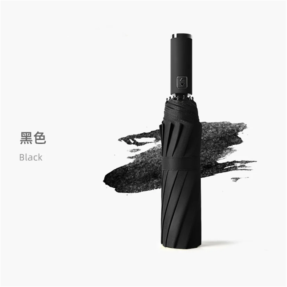 

Зонт от солнца 10K мужской складной, зонтик складной уличный полностью автоматический с защитой от УФ излучения, от ветра и дождя