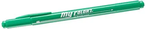 

Бренд: Dong-A My Color Двусторонняя толстая и тонкая войлочная ручка, зеленая Категория: фломастеры