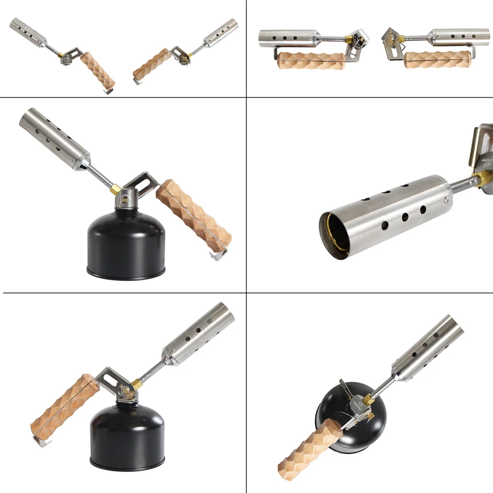 Складной инструмент зажигания для кемпинга с деревянной ручкой