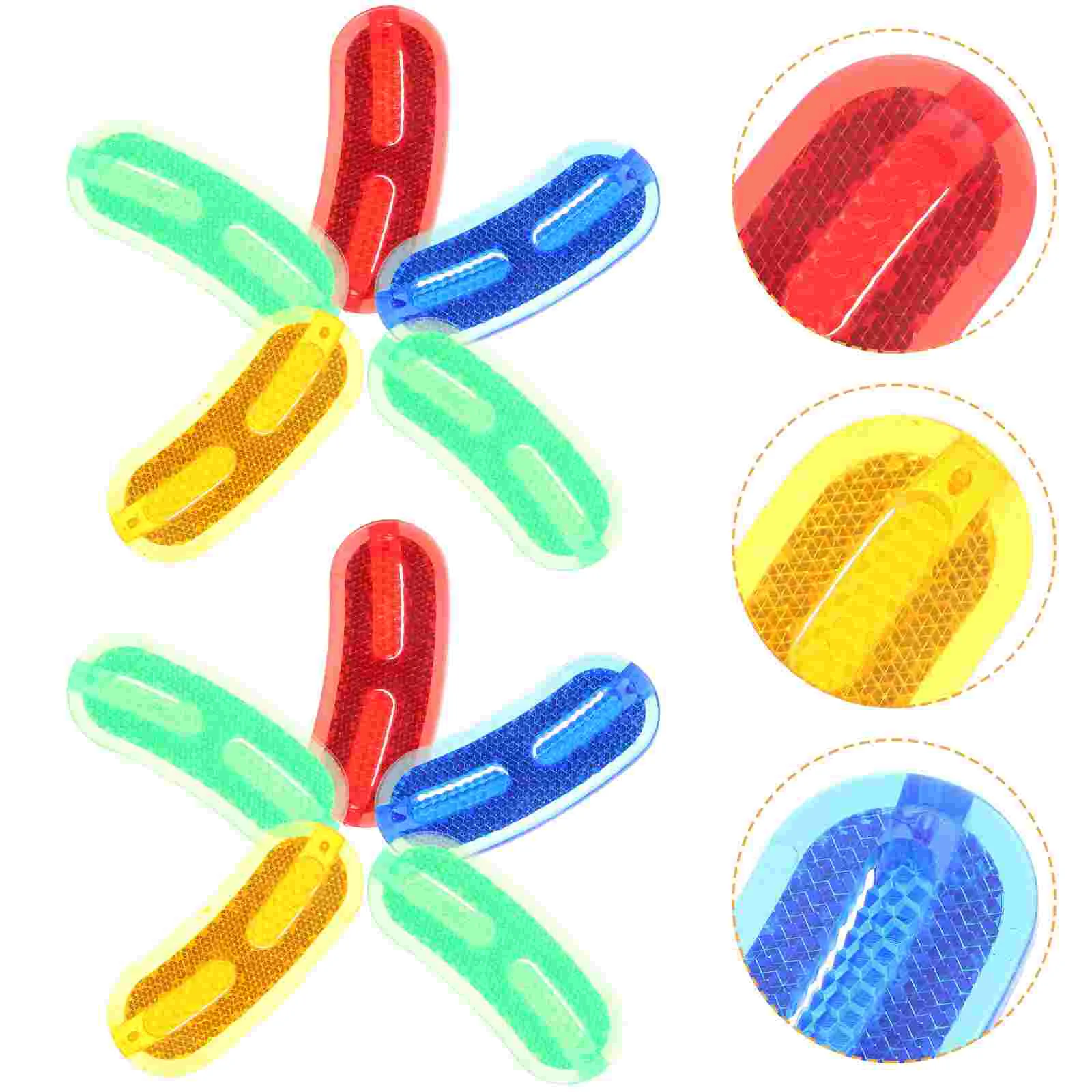 

20pcs Bicycles Professional Bike Reflectors for Bike Wheel Riding