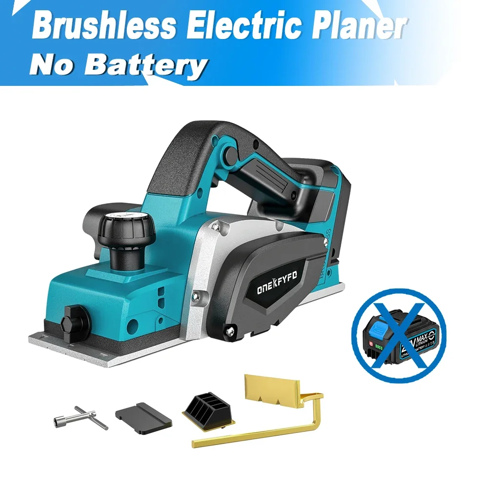 

Бесщеточный электрический рубанок ONEKFYFD, 15000 об/мин, для Makita 18 В