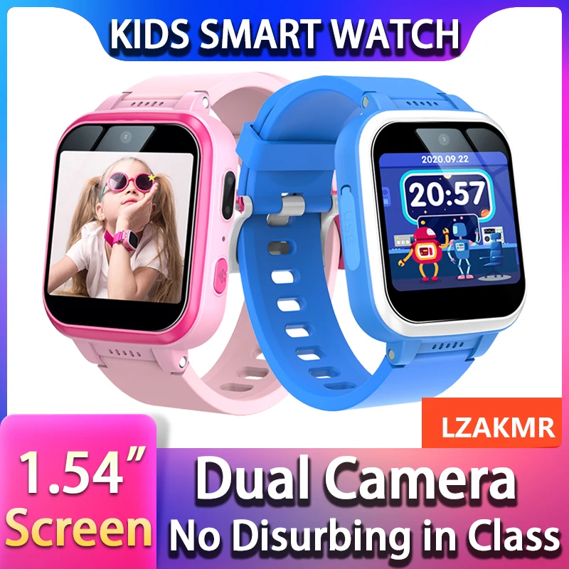 NEW 4G Net Y90 Children's Smart Watch Entertainment Music Feature Calculator Meter No Disurbing in Class For Kids Smart Watches